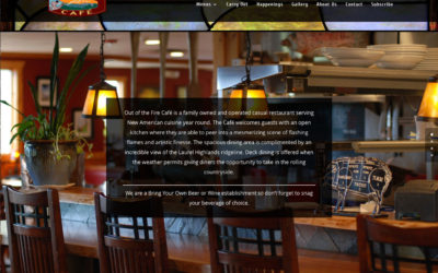 New Website – Out of the Fire Cafe